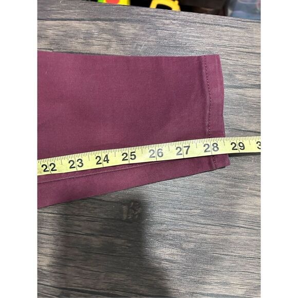 Torrid Feel The Fit Super Soft Five Pocket Style Jegging Burgundy Size 10R - Picture 11 of 11